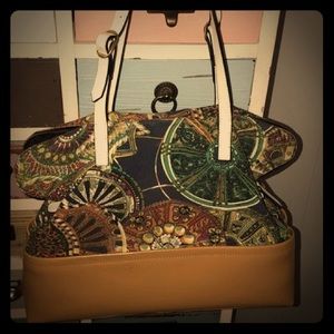 Charles Jourdan Medalion print purse